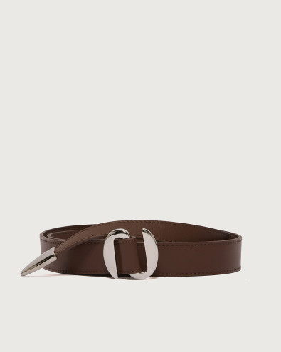 Cintura Broken O Boston A in pelle 3 cm