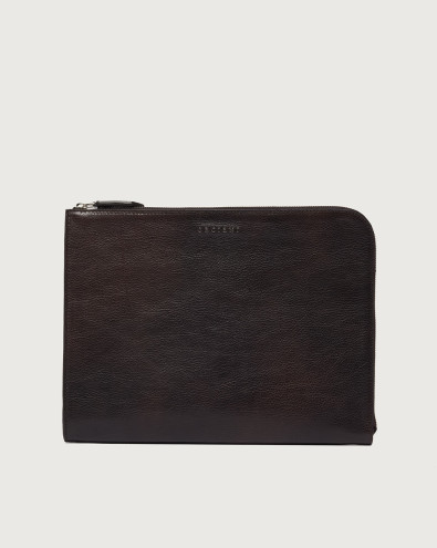 Portadocumenti slim Work Lagoon in pelle