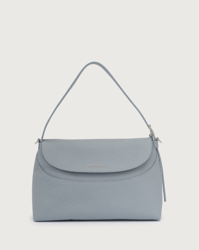 Borsa a spalla Nana Soft in pelle martellata con tracolla