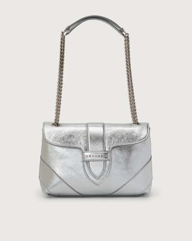 Borsa a spalla Alma Metal Midi in pelle