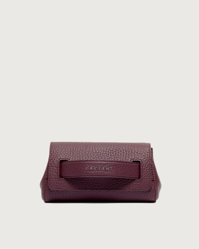 Clutch Gossip Soft in pelle martellata