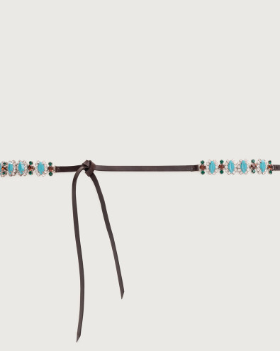 Cintura gioiello Bull Soft in cuoio
