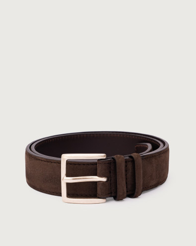 Cintura Nabucco in nubuck 3,5 cm