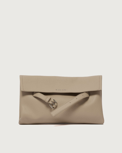 Borsa Venus Clutch Soft a mano in pelle martellata