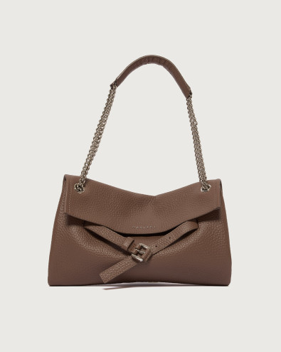 Borsa Venus Soft Small a spalla in pelle martellata