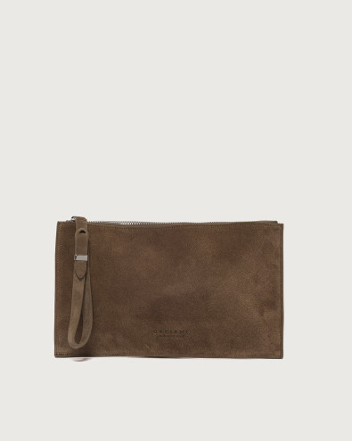 Busta pocket NoBuckle Peach in suede con polsiera