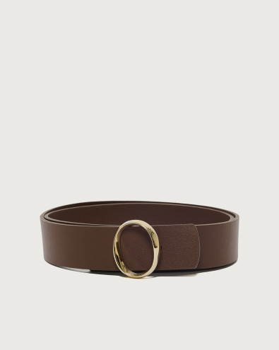 Cintura Iconic O Zanzibar in pelle 3,5 cm