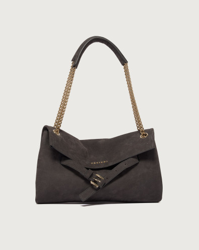 Borsa Venus Nabucco Small a spalla in pelle nabuk