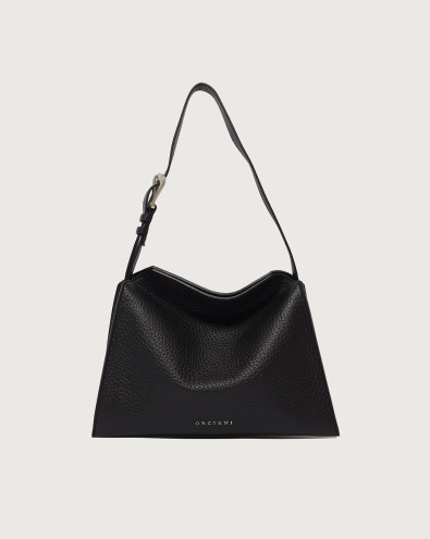 Borsa Trinity Soft Small a spalla in pelle martellata