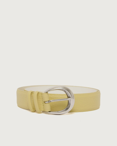 Cintura classica Soft in pelle 3,5 cm
