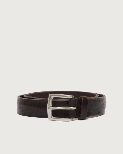 Cintura Bull Soft in cuoio 3,5 cm