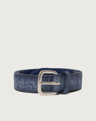 Blade Palm leather belt 3,5 cm