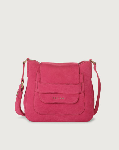 Borsa Dama Nabucco Midi in nubuck con tracolla