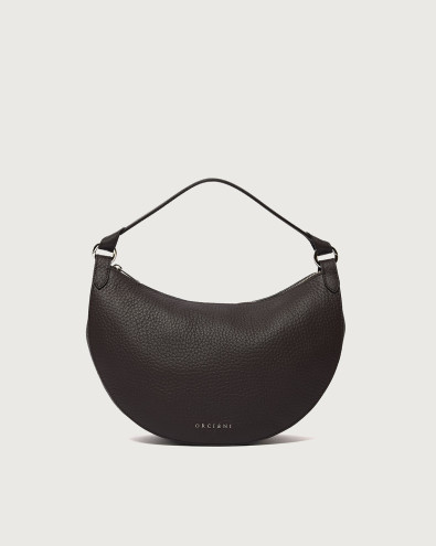 Borsa Dumpling Soft Midi a spalla in pelle con tracolla