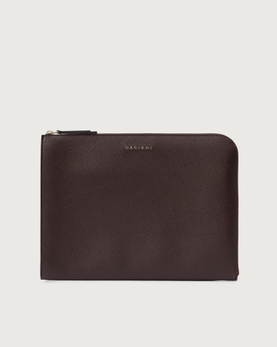 Pochette slim Micron in pelle