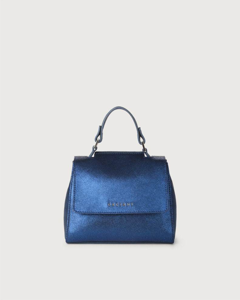 Borsa a mano mini Sveva Midnight con tracolla