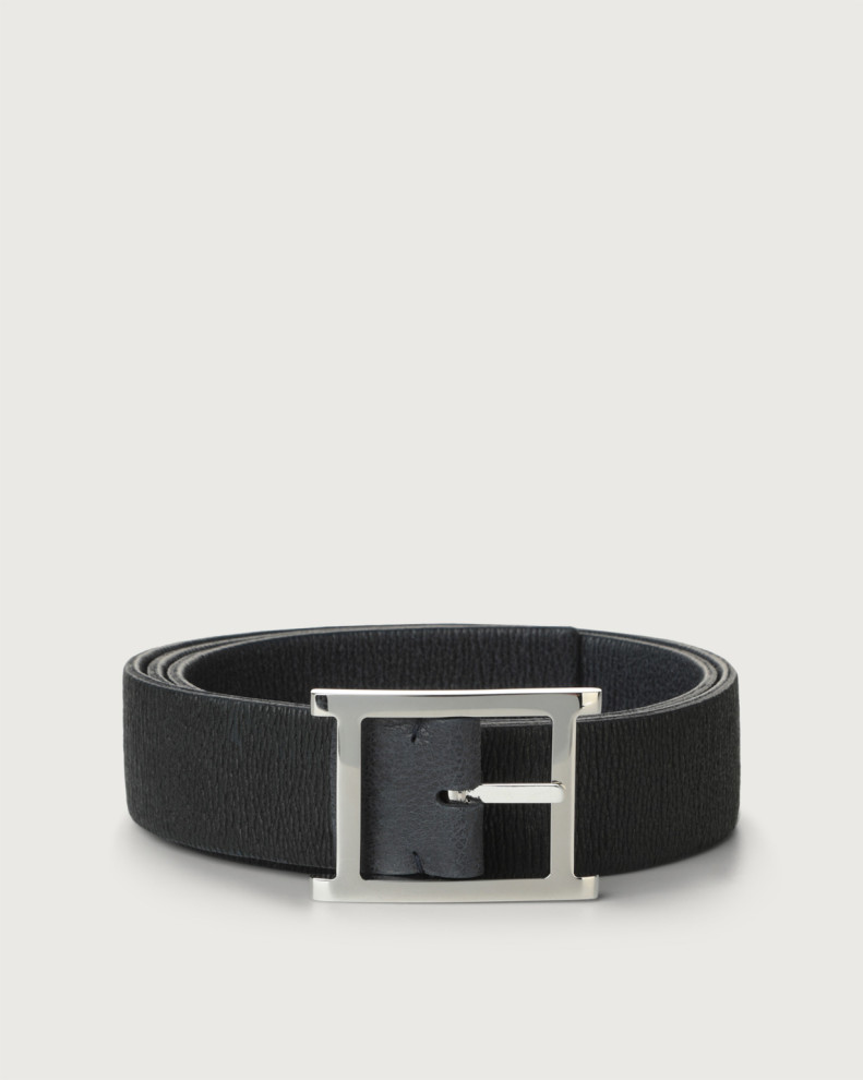 Cintura Chevrette Double Elast in pelle nabuccata