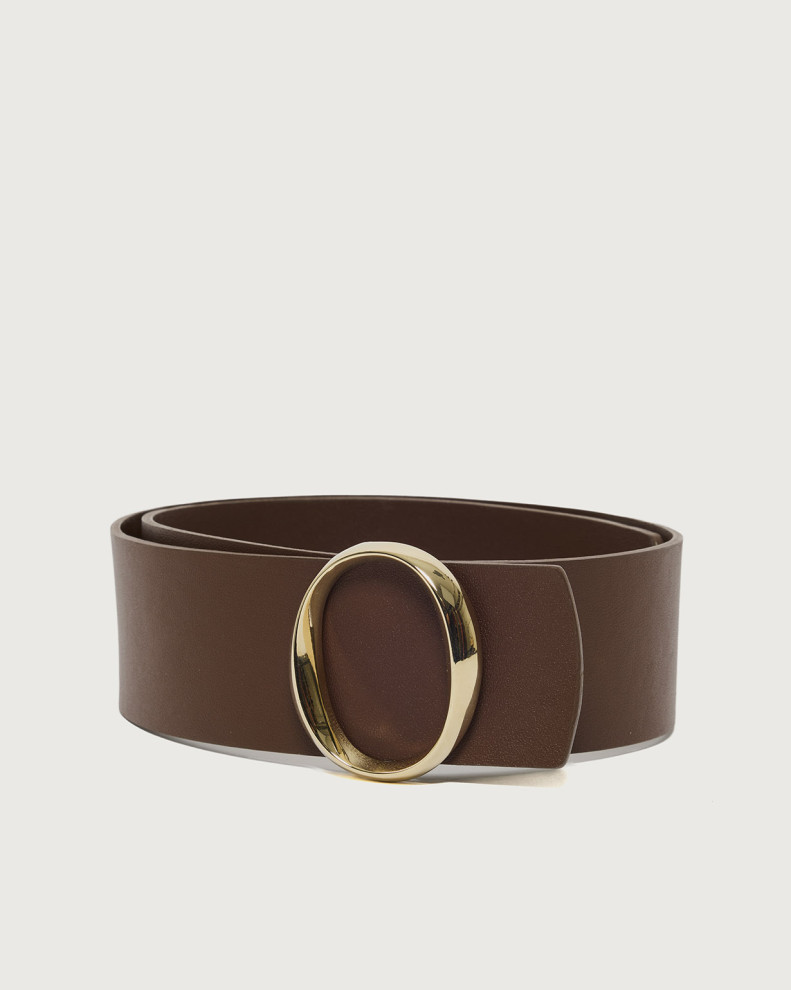 Cintura Iconic O Zanzibar in pelle 5,5 cm