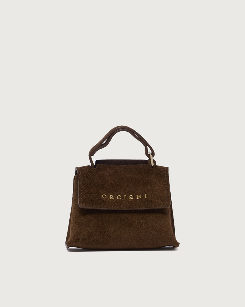 Charm Mini Sveva Peach in suede
