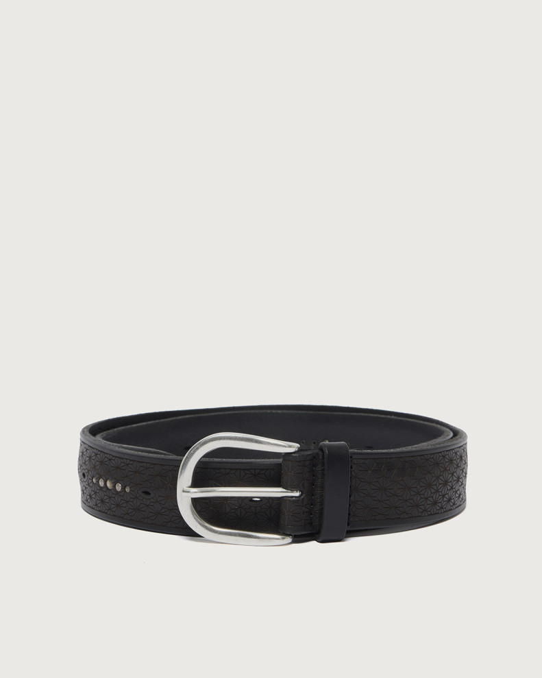 Cintura Bull Soft in cuoio 3,5 cm