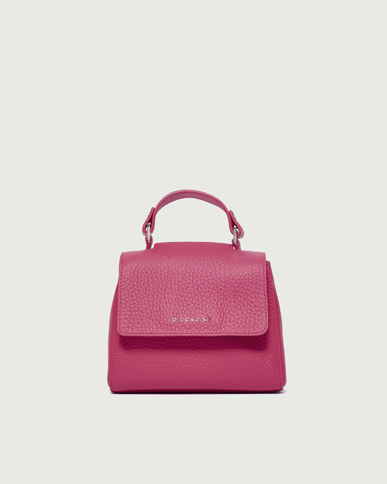 Borsa Sveva Soft Mini a mano in pelle con tracolla