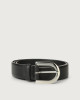 Cintura Black out in vitello liscio 3,5 cm