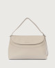 Borsa a spalla Nana Soft in pelle martellata con tracolla