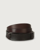 Cintura Nobuckle Bull Soft in cuoio traforato