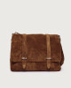 Borsa messenger Jones Peach in suede