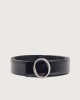 Cintura classica Calf A in pelle 3,5 cm