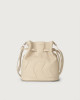 Borsa secchiello piccolo Twist Soft in pelle a tracolla