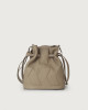 Borsa secchiello piccolo Twist Soft in pelle a tracolla