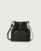 Borsa secchiello piccolo Twist Soft in pelle a tracolla