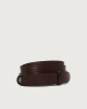 Cintura Nobuckle Wave in cuoio