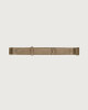 Orciani Cintura Nobuckle Kids Suede in camoscio e tessuto Camoscio TAUPE
