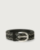 Orciani Cintura Cloudy Frame in suede Pelle scamosciata NERO