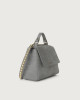 Orciani Borsa Sveva Nabucco Ball piccola in pelle con tracolla Nubuck GRIGIO