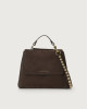 Orciani Borsa Sveva Nabucco Ball piccola in pelle con tracolla Nubuck T.MORO