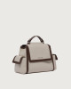 Orciani Borsa Sveva Savana Cargo Small a mano in canvas e pelle con tracolla Pelle e cotone COCOA