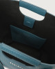 Orciani Borsa a spalla grande Isotta Soft in pelle Pelle ABISSO
