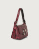 Orciani Mini bag Soho Diamond in pelle con tracolla Pitone RUBINO