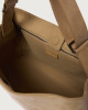 Orciani Borsa Sveva Stark Cargo Large a spalla in pelle con tracolla Pelle lucida BISCOTTO