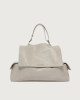 Orciani Borsa Sveva Stark Cargo Large a spalla in pelle con tracolla Pelle lucida GESSO