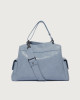 Orciani Borsa Sveva Stark Cargo Midi a spalla in pelle con tracolla Pelle lucida CIELO
