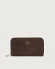Orciani Portafoglio Nabucco zip-around in nubuck Nubuck T.MORO
