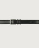 Orciani Cintura classica Toledo in pelle 3,5 cm Pelle NERO