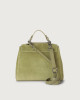 Orciani Borsa a mano piccola Sveva Naif in suede con tracolla Camoscio KIWI