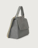 Orciani Borsa Nabucco Ball Media in pelle con tracolla Nubuck GRIGIO