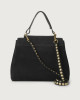 Orciani Borsa Nabucco Ball Media in pelle con tracolla Nubuck NOTTE