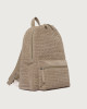 Orciani Zaino Laio Peach Woven in suede Pelle scamosciata SABBIA